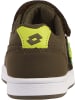 Lotto Kinder Sneaker "Animol " in Olive/Lime