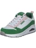 Skechers Schnürschuhe in WHITE/GREEN