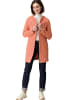 Zero  Sweatjacke offener Style in OrangeCream