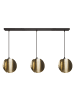 Osram Decor Folded Globe Pendelleuchte Linear 3x E27 Gold