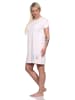 NORMANN Nachthemd halbarm Bigshirt Feder und Pfeil - 74880 in rosa