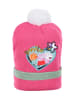 Peppa Pig Wintermütze Strick mit Bommel in Pink