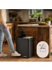 relaxdays Mülleimer in Schwarz - 2x 30 l