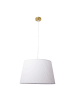 näve Pendelleuchte "BOLOGNA" in beige - (L)45 cm x (B)45 cm x (H)128 cm