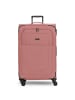 Redolz Essentials 12 LARGE 4 Rollen Trolley 79 cm mit Dehnfalte in rose