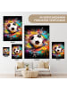 MuchoWow Leinwand Bilder Fußball
