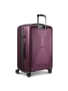 Redolz Essentials 14 4 Rollen Kofferset 3-teilig mit Dehnfalte in aubergine metallic