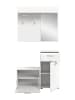 ebuy24 Garderobenmöbel Ice Weiß 98 x 35 cm