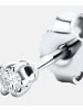 Diamant L'éternel Ohrringe aus 375 Weißgold mit 0.08 Karat Diamant