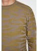 MO Men Sweater in Khaki Grau Melange