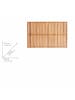 Wenko Baderost Indoor & Outdoor Acacia 55x85 in natur