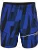 Hummel Short "Hmlcourt Aop Pocket Shorts" in Blau