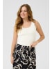 Kaffe Jerseytop KAomi Slim fit in Chalk