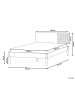 Beliani Doppelbett FLAVIGNAC in Braun - (W) 168 x (H) 90 x (L) 211 cm