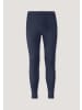 Hessnatur Hessnatur Longpants PURE FUNCTION aus Bio-Merinowolle und Seide in graphitblau