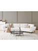 Beliani 3-Sitzer Sofa KANSSELI in Weiß/Schwarz - (W) 341 x (H) 70 x (L) 115 cm