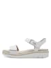 Tamaris Keilsandaletten in Weiß