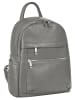 Samantha Look Rucksack echt Leder in grau