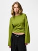 Pieces Oberteil mit langen Ärmeln in Woodbine