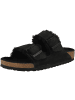 Birkenstock Sandale Arizona Veloursleder Lammfell normal in schwarz
