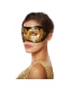tectake Elegante Halbmaske in Einheitsgröße, schwarz/gold