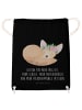 Mr. & Mrs. Panda Gymbag Wüstenfuchs Blumen mit Spruch in Schwarz