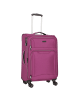 D&N Travel Line 9204 4 Rollen Kofferset 3-teilig mit Dehnfalte purple