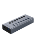 Orico BT2U3-7AB USB Hub 7-Port USB-A 3.0 Grau