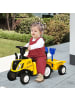 HOMCOM Kinderfahrzeug in Gelb 91L x 29B x 44H cm