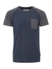 INDICODE Rundhalsshirt IDGresham in blau