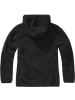 Brandit Fleecejacke/Fleecepullover "Women Teddyfleece Jacket Hooded" in Schwarz