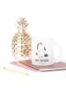 Mr. & Mrs. Panda Tee Tasse Einhorn Sekretärin mit Spruch in Transparent