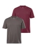 JP1880 Kurzarm T-Shirt in traubenlila