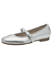 Tamaris WIDE FIT Ballerina in SILVER