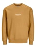 Jack & Jones Weiches Sweatshirt mit 3D Print Relaxed Fit JORVESTERBRO in Orange