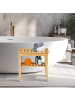 relaxdays Badhocker in Natur - (B)48 x (H)45,5 x (T)25 cm