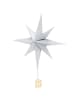 Home&Styling Collection Sternenbaumspitze aus Papier in Silbern, 30 cm