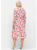 sheego Blumenkleid in rosé-gemustert