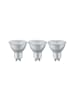 paulmann LED 3er-Pack Refl. 4W GU10 230V 2700K G