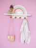 Zeller Wandgarderobe mit Ablage RAINBOW in Mehrfarben, (B) 13 x (H) 24 x (L) 48 cm