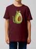 wat? Apparel T-Shirt Avocato in Weinrot