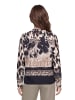Betty Barclay Longbluse mit Stehkragen in Beige/Schwarz