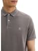 Marc O'Polo Poloshirt Piqué shaped  garment-dyed in Dark Nickle