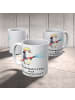Mr. & Mrs. Panda Keramiktasse Feuerwehrfrau Leidenschaft mit Spruch in Weiß
