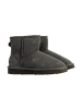 natural world Bota Alta Merino Lederstiefeletten im Hausschuh-Stil Grau