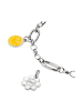 Thomas Sabo Smileyworld® Daisy Charm-Anhänger Connect in silber, bunt