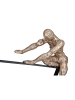 GILDE Skulptur Uphill bronzefarben - (H) 29,5 cm