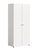 ebuy24 Kleiderschrank Darwin Weiß 80 x 51 cm