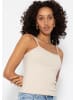 SASSYCLASSY Träger Top in Beige