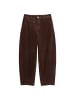 Marc O'Polo DENIM Cordhose Model Airin barrel leg in Espresso Brown